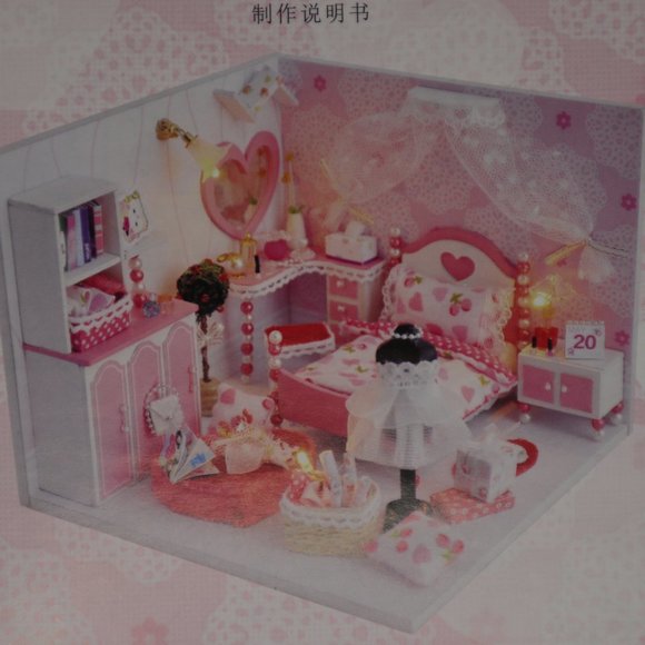 DIY Miniature Kit for a Dreamy Pink Bedroom - Picture 9 of 11